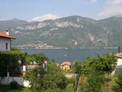 Hauteurs de Bellagio vers la rive Est du Lac de Come